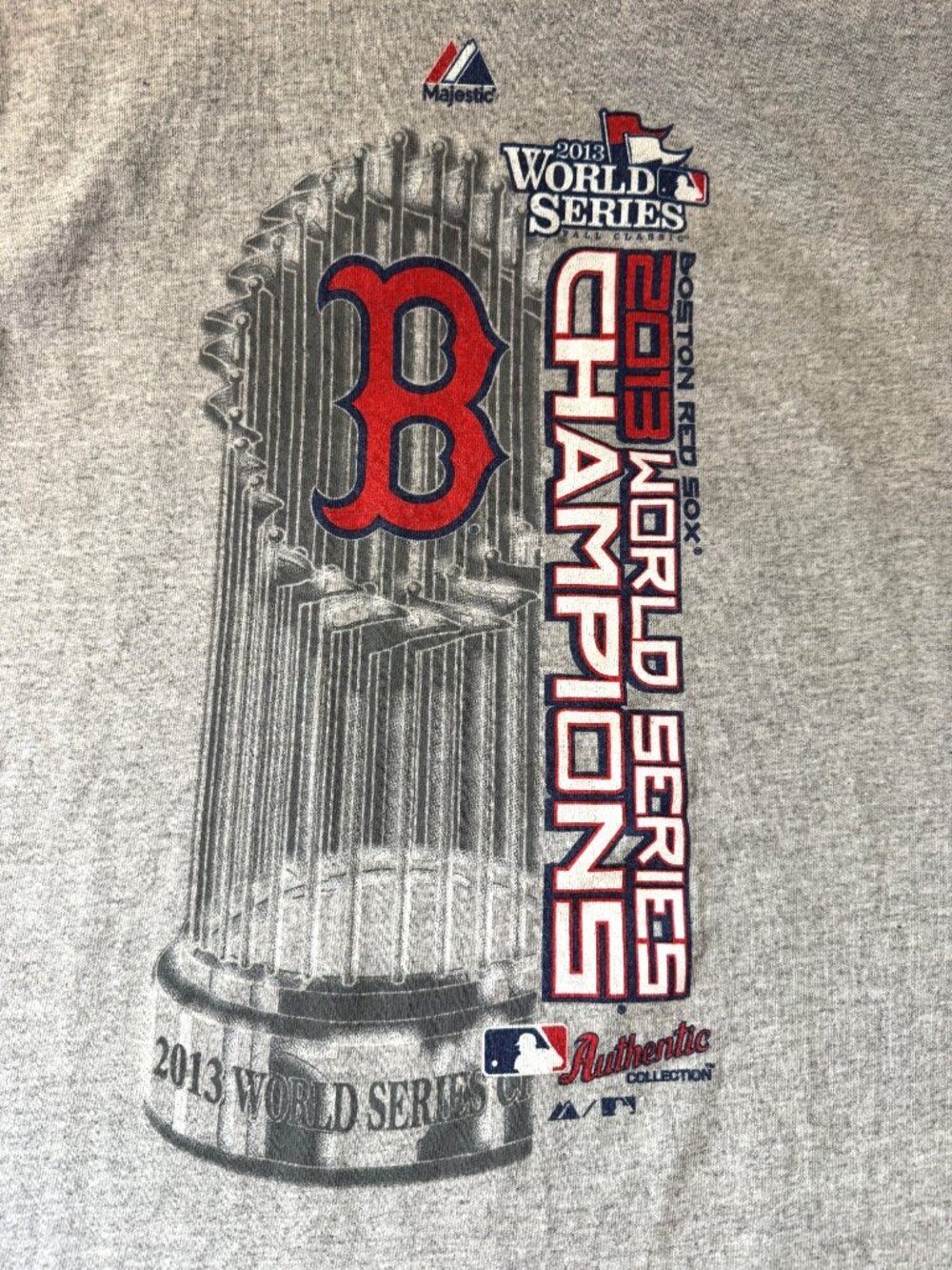 Boston Red Sox Size XL 2013 World Series Tee Shirt EUC